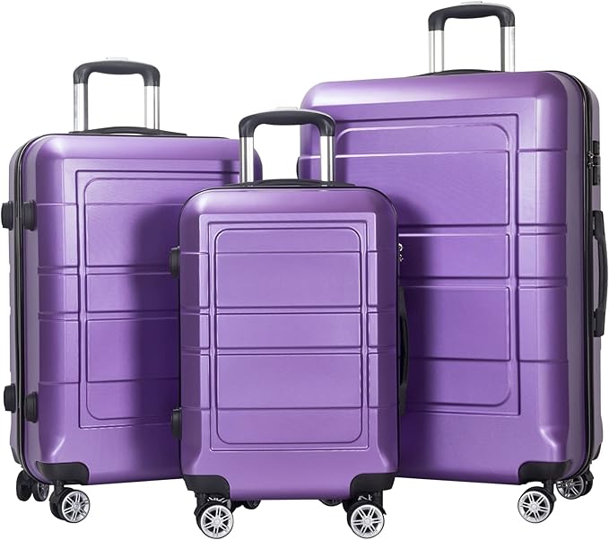 review NIUTA 3 Piece Luggage Sets TSA Lock and 20