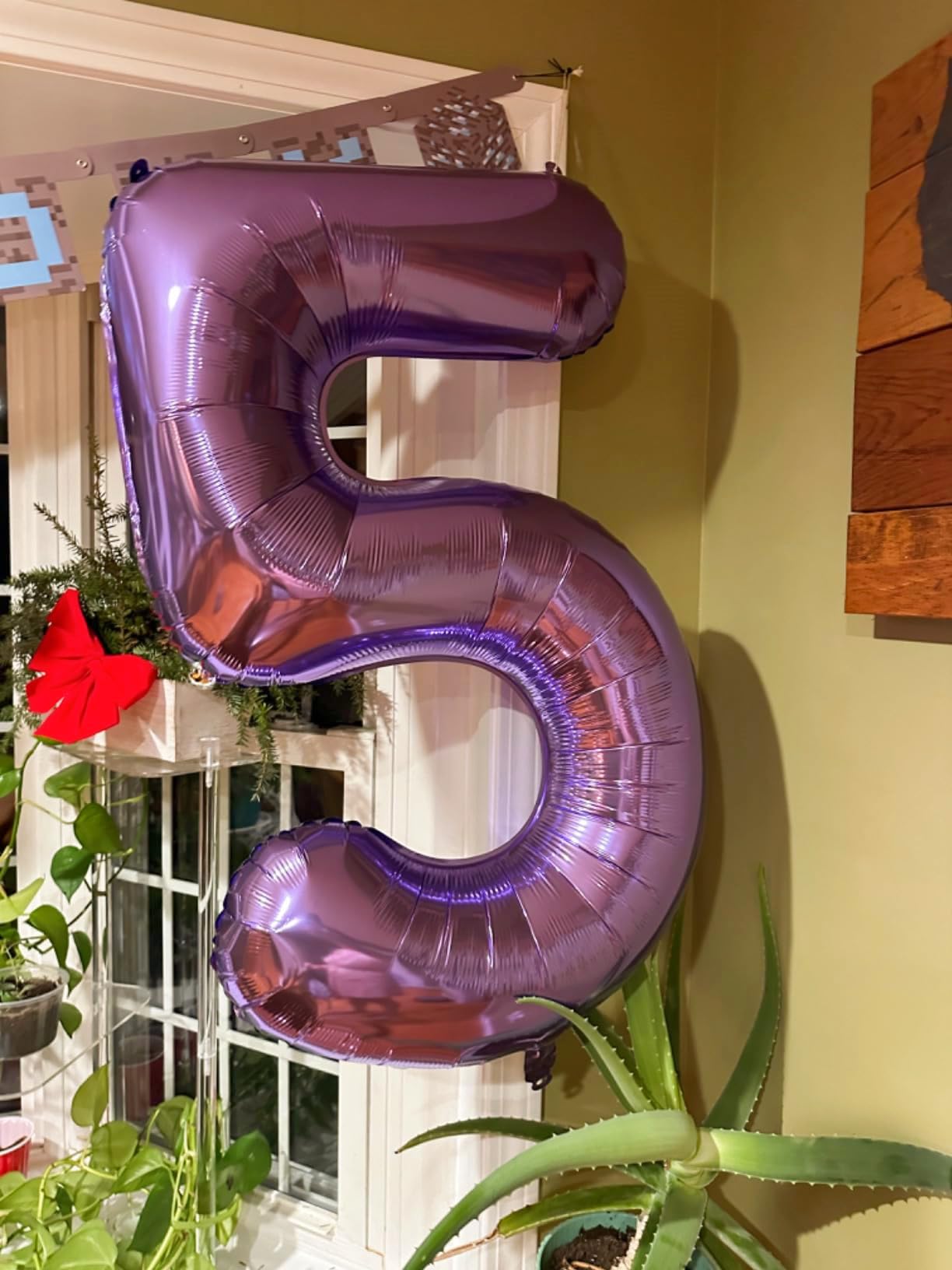 Globo morado con número 3 de 40 pulgadas, globo grande de helio de aluminio de mylar número 33, decoraciones de fiesta de cumpleaños, decoraciones de cumpleaños para niñas