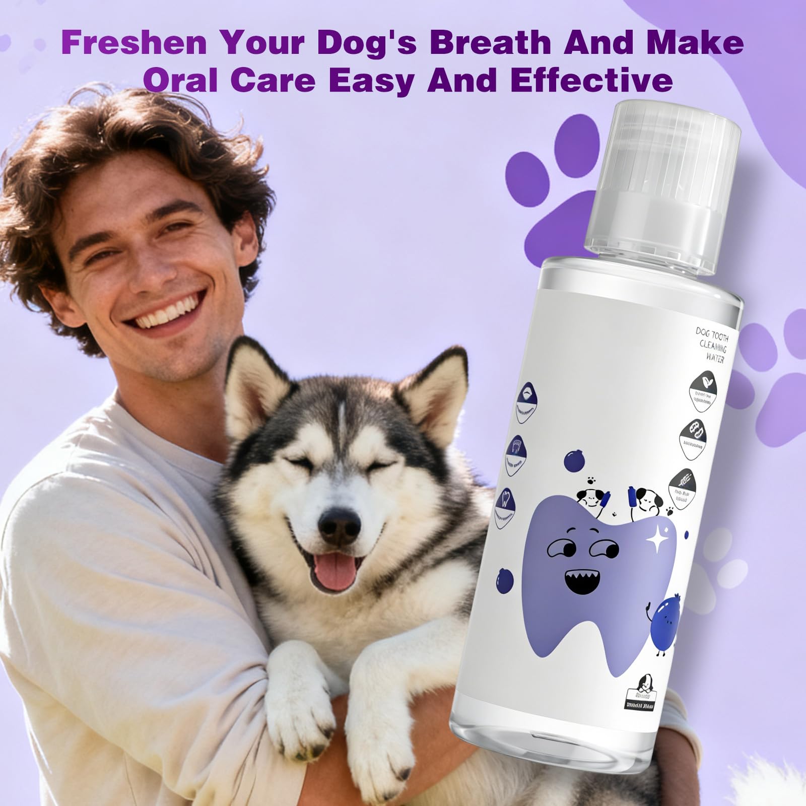 PawBright Dental Plus,Natural Odorless,Flavorless Formula to Fight Tartar,for Dental Water Additive,Promote Healthy Gums & Freshen Breath Easy Daily Use for All Pet - image 3