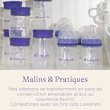 Lansinoh NaturalWave S Baby Bottles with Teat, 160 ml, Pack of 2 - 4