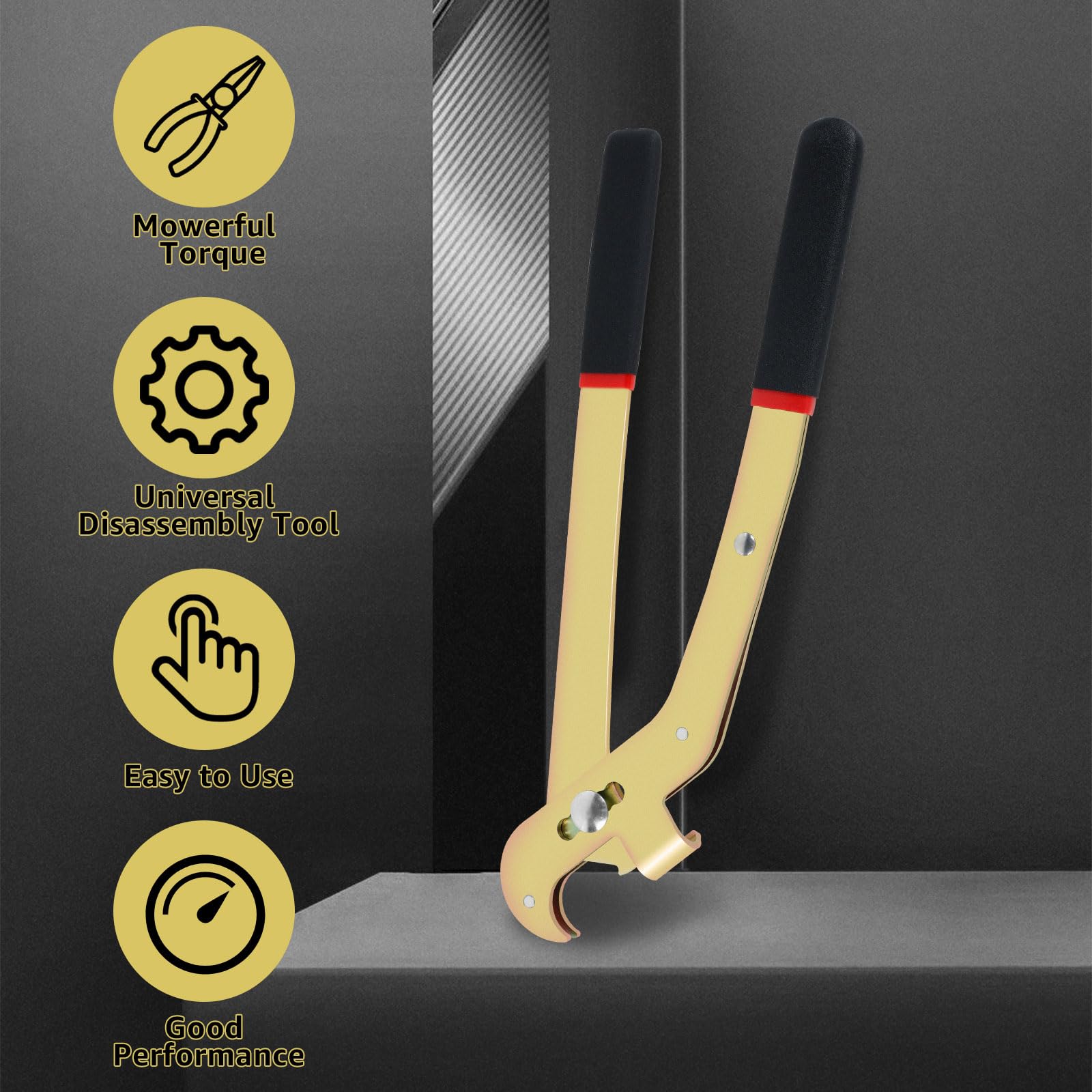 FALESOUL Parking Brake Cable Pliers Removal Tool 14’’ Pliers for SUV's and Vans Metal SLY-10500 Cable Coupler Separate and Connect Tool for Vehicles (Not Fit Truckss)