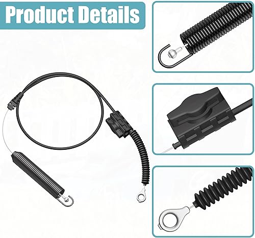 Miniatura 2 de ZHNsaty 946-05087D PTO Handle Cable Enduro Fits MTD Cub Cadet XT1 XT2 LX46 LX42 LT46 LT42 FAB C Lawn Mower