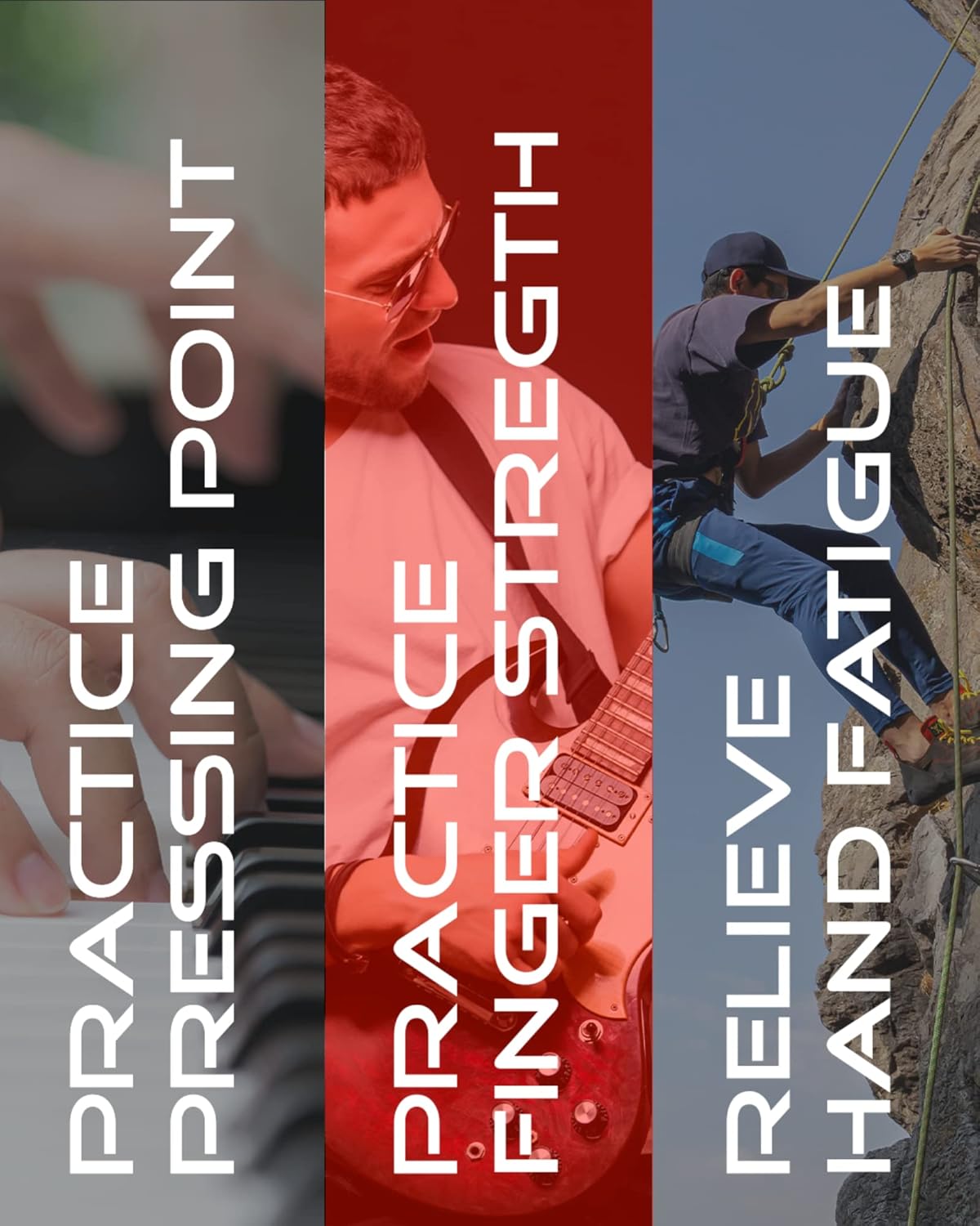 4 PCS WOD Nation Adjustable Hand Grip & Forearm Strengthener - 100-300 lb, Platinum Black, V-Shape Wrap Handles - Wrist Strengthener - Hand Gripper Trainer - Heavy Duty Grip Trainer Set - Fitness Equipment