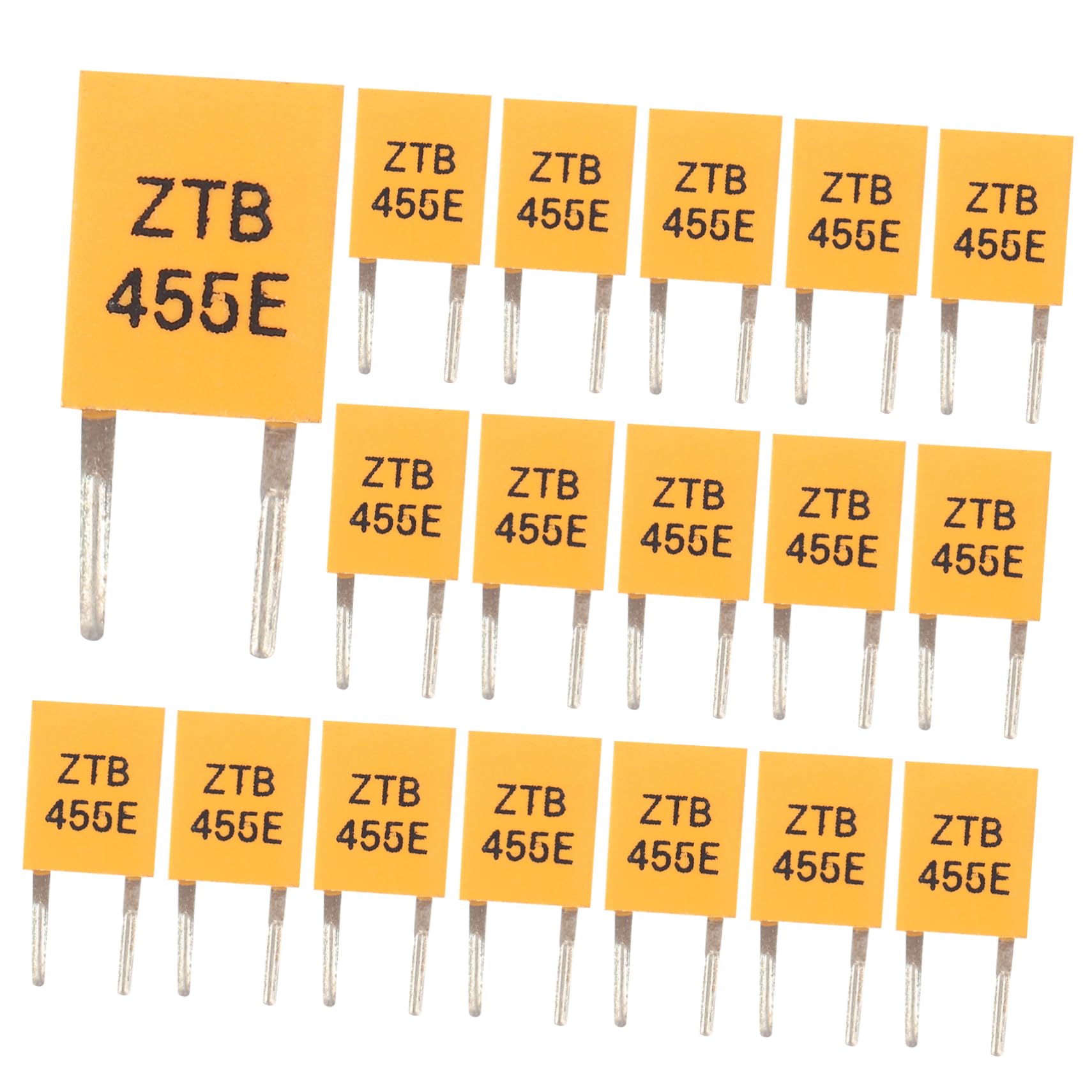 KICHOUSE 40pcs Ceramic Crystal Oscillator 16 Mhz Resonator Tv Remote Air Conditioniner Encendedores Electricos Tv Accessory Air Condiitoner Air Conditionar Ceramics Orange