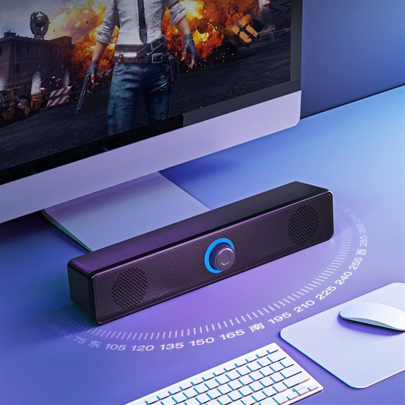 SoundBar z subwooferem TV Sound Bar Home Theater System Bluetooth Kompatybilny z głośnikiem Extra Bass PC Stereofoniczne głośniki komputerowe Głośnik