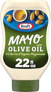 Kraft Mayo with Olive Oil Reduced Fat Mayonnaise, 22 fl oz Bottle
