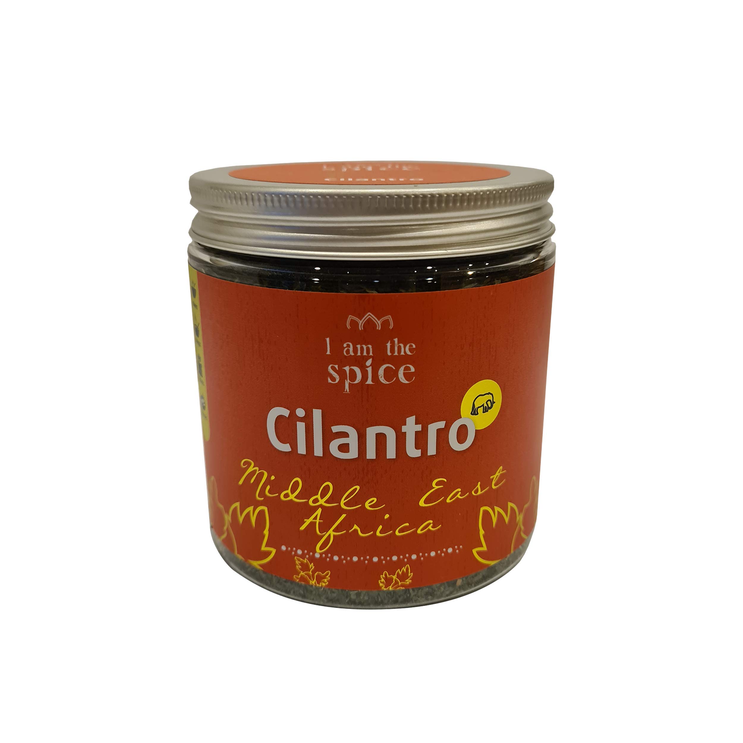 I am the spice Coriandolo Schiacciato foglie di coriandolo Spezie Erbe per Medio Oriente - African Kitchen, 90g