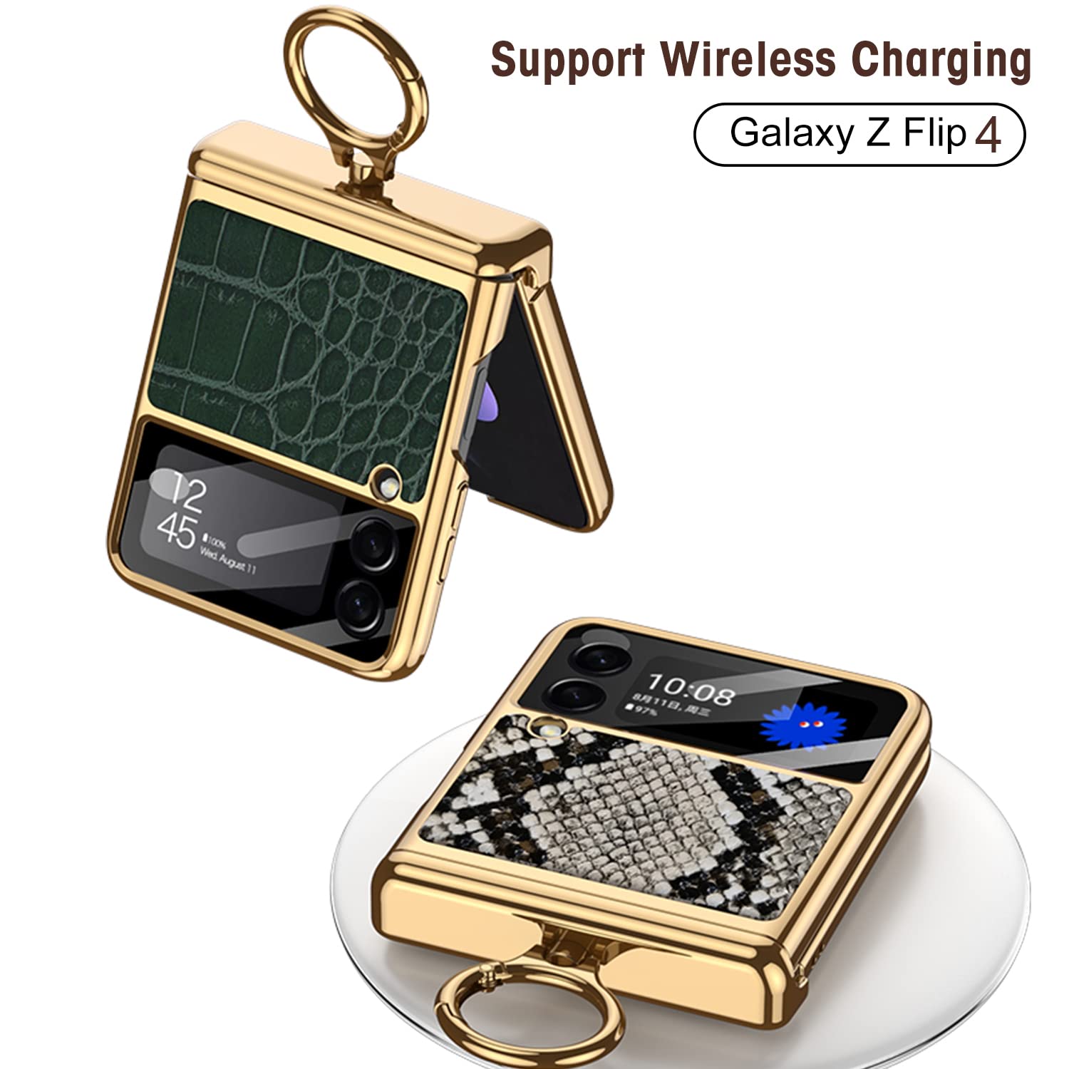Amazon.com: CQUUKOI for Z Flip 4,Samsung Galaxy Z Flip 4 2022 Case