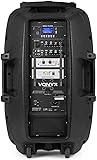 Vonyx VERVE-46 15-Inch Portable PA Speaker, 1000W Battery Powered Sound System, Wireless Mics Included, Perfect Portable PA System & Speaker With Microphone for Events, Parties, and Presentations - 2