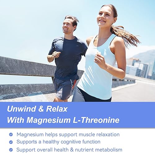 Miniatura 7 de Suplemento de magnesio L-treonina, suplemento de magnesio mineral, L-treonina de magnesio 2000 mg, 240 cápsulas