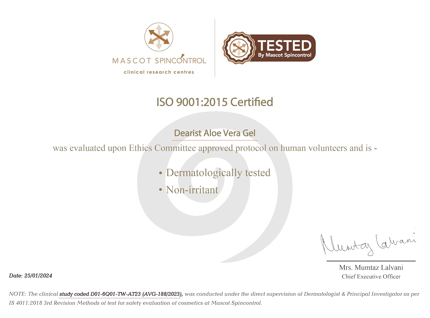 Dearist Aloe Vera Gel, Long Lasting Hydration, Suitable for All Skin And Scalp Types, 200gm