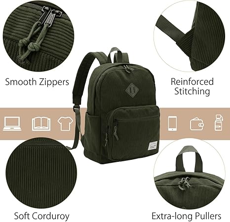 Makukke Rugzak voor dames en heren, corduroy dagrugzak, anti-diefstaltas, casual schooltas, citytas, voor school, casual, dagelijks gebruik, blauw, Large, Rugzak Makukke Rugzak voor dames en heren, corduroy dagrugzak, anti-diefstaltas, casual schooltas, citytas, voor school, casual, dagelijks gebruik, blauw, Large, Rugzak
