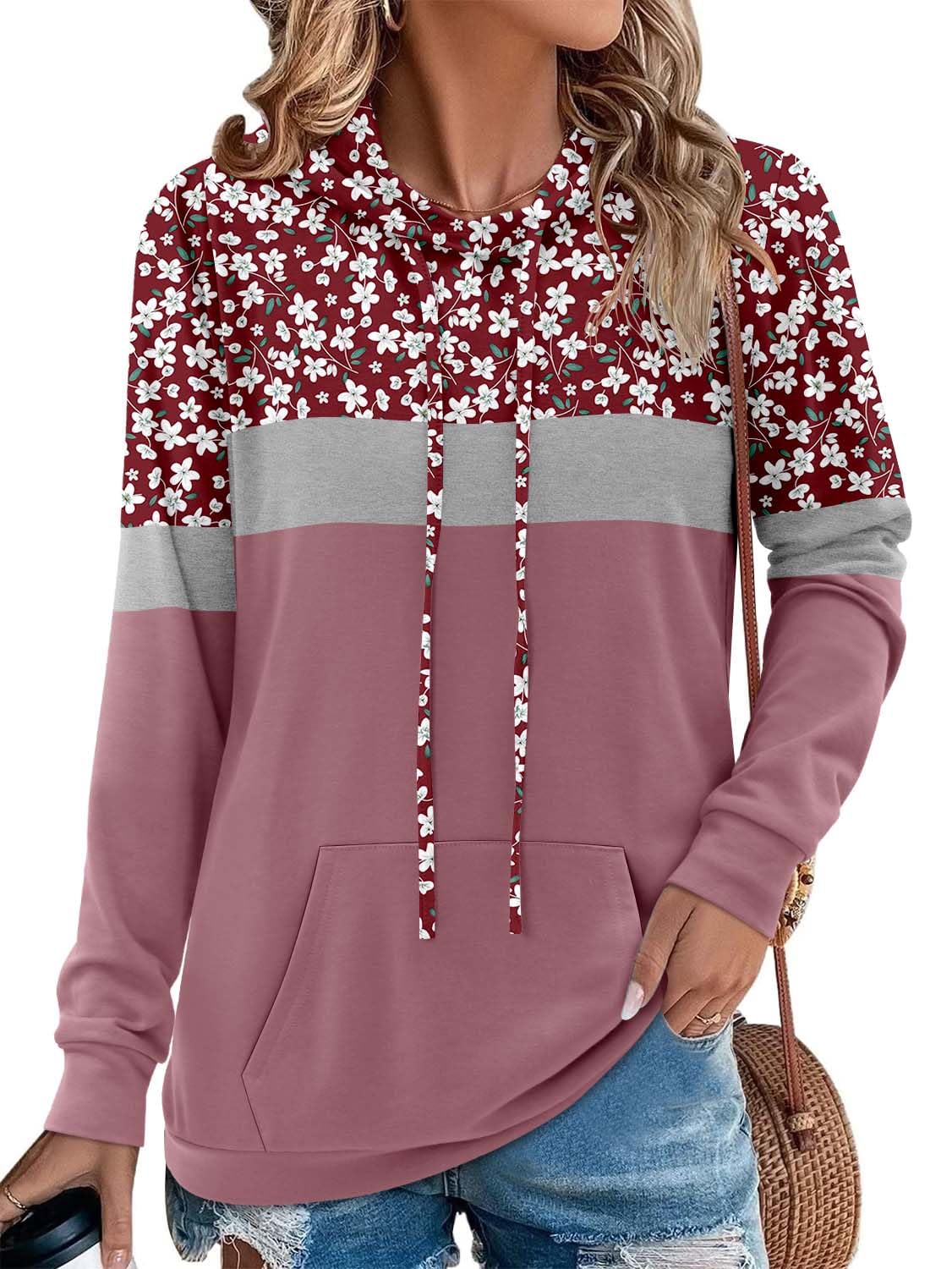Angerella Long Sleeve Hoodies for Women Pullover Hooded Sweatshirts