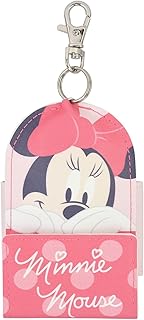 グルマンディーズ リール式キーケース ピンク H:197mm×W:85mm×H:25mm ディズニー dn-538b ミニーマウス