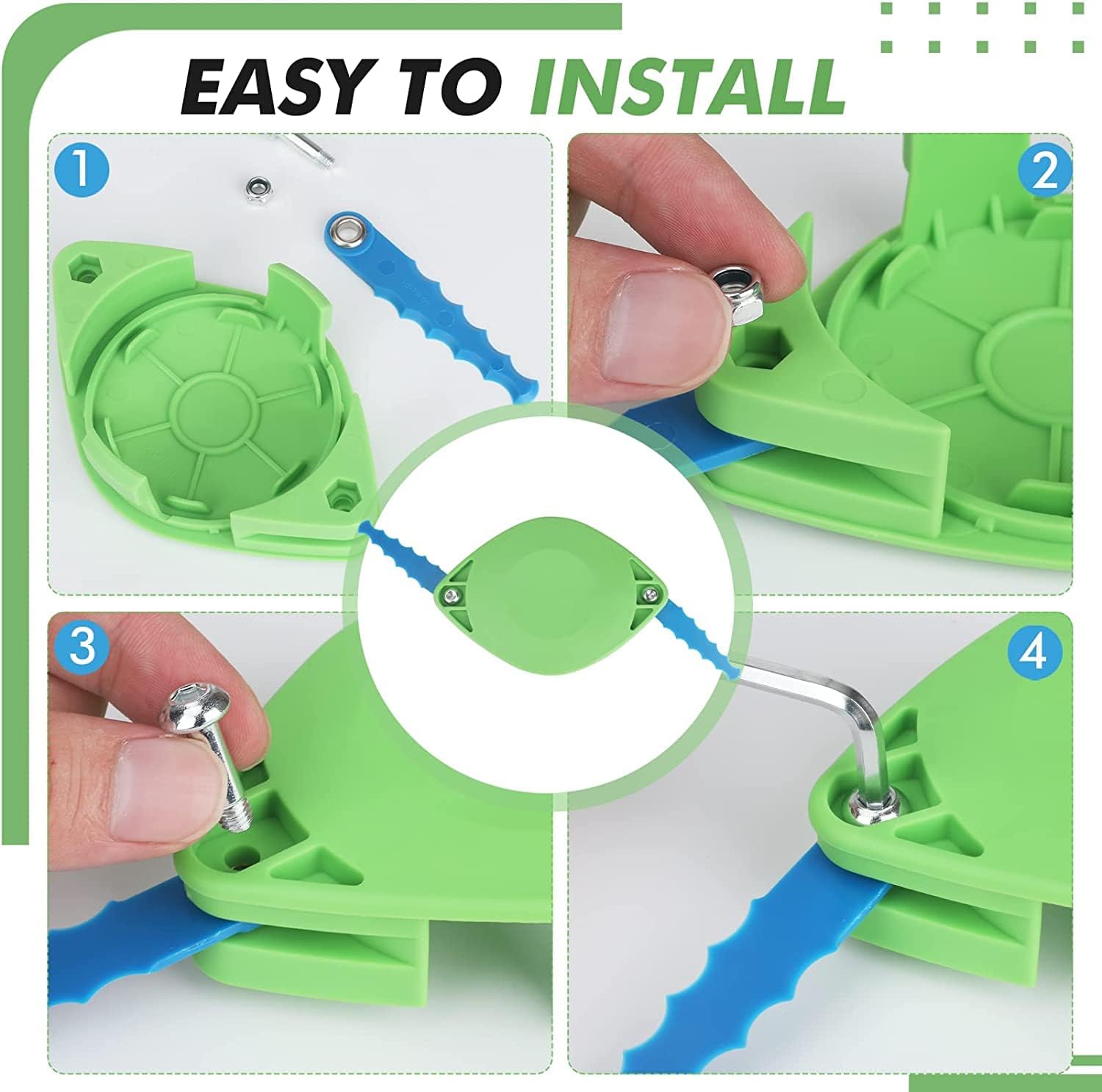 Condition photo showing New/Like New for thten 2900719 trimmer blades head compatible with greenworks 2101602 2101602a stba40b210 2101602 st40b410 bst4000 string trimmer,16 pack 2900719 blade 1+6+4+1