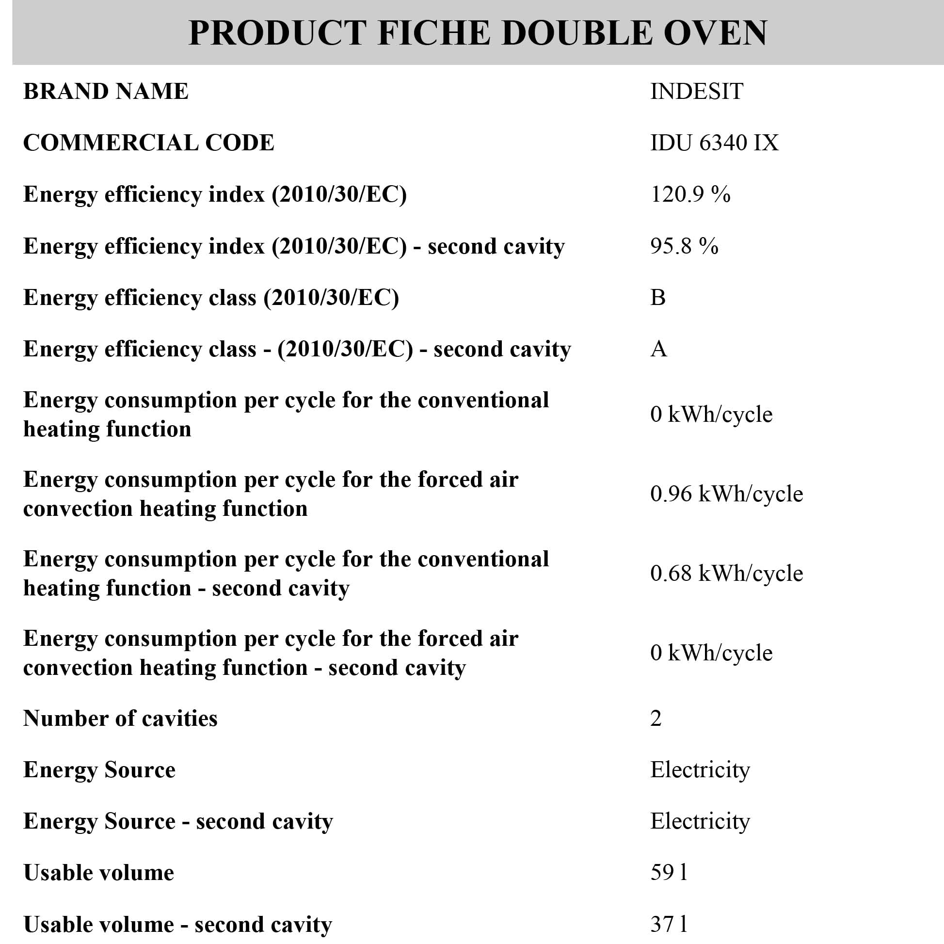electriQ Electric Built In Double Oven Stainless Steel Amazon.co.uk