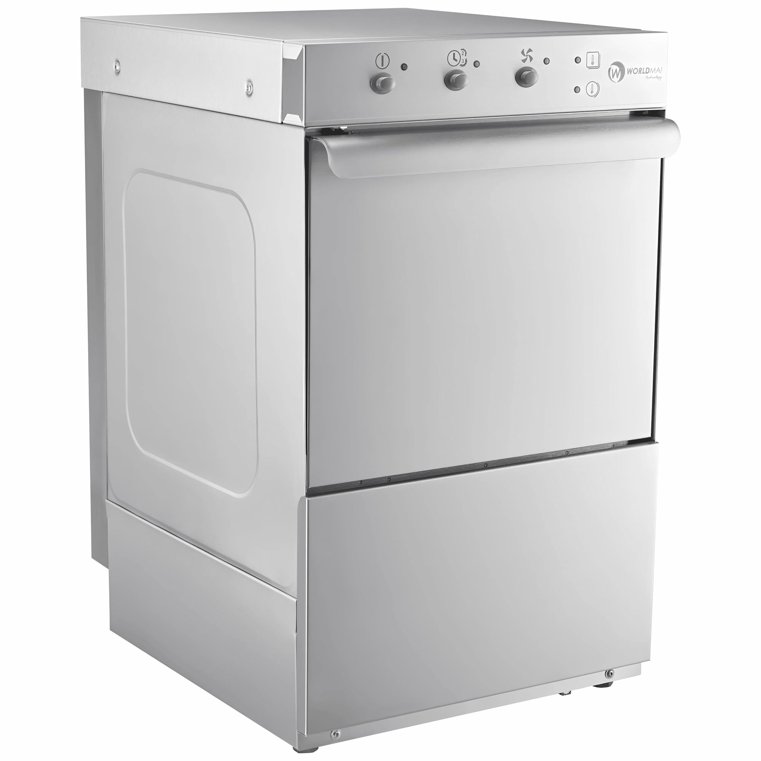 Lavabicchieri Professionale WORLDMAI 35x35 con Pompa di Scarico e Dosatore Brillantante. Macchina Lavapiatti per Cucina di Ristorante, Bar e Horeca. - MADE IN EUROPE