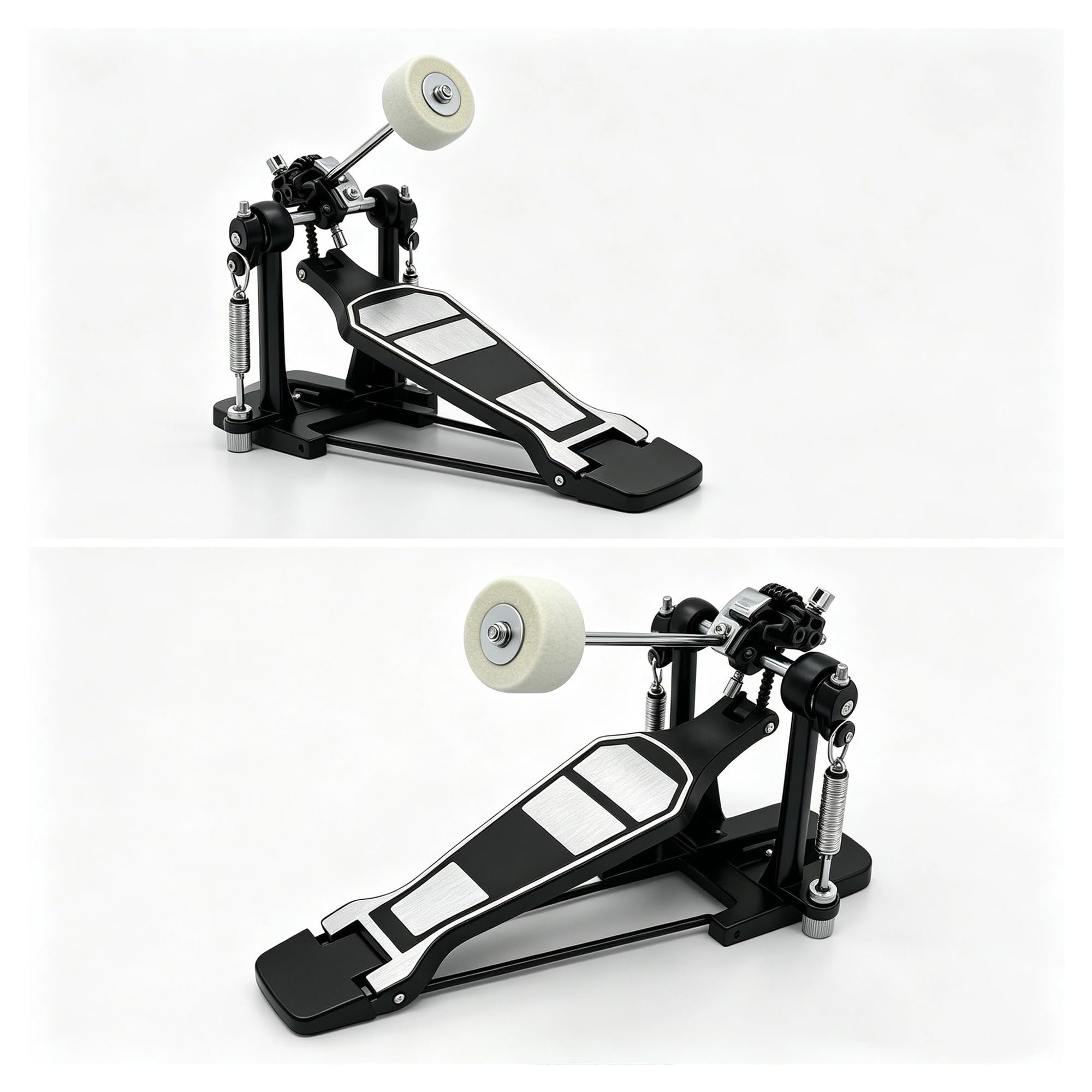 Pedale for grancassa singolo in lega di alluminio Pedale dritto for kit di batteria Pratica Pedale for cassa portatile