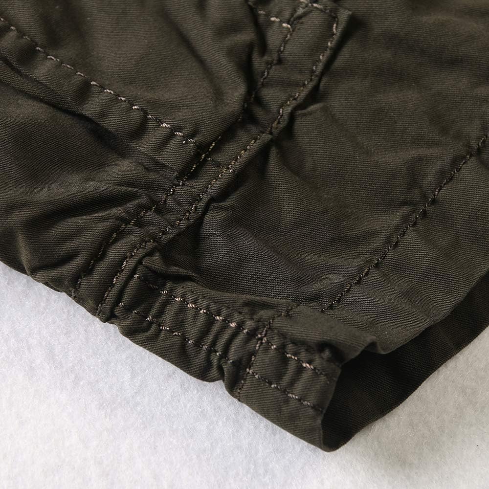 OCHENTA Men's Lightweight Cargo Shorts, Relaxed Fit 100% Cotton Casual Summer Shorts with 6 Pockets (No Belt) - Image 5