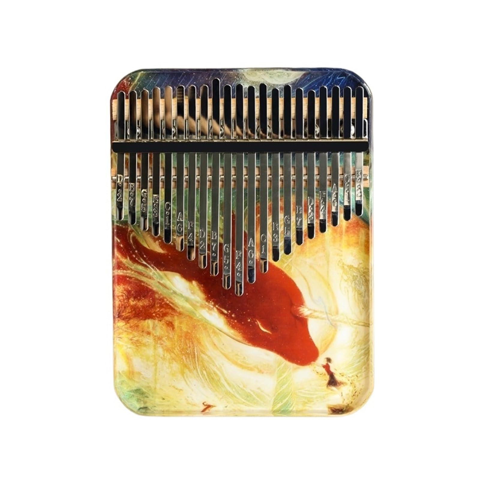 21 Tasten Daumenklavier Kalimba Fingerklavier Anfängergeschenk