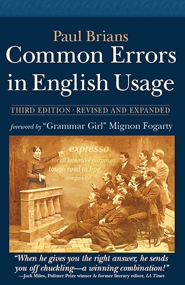 Common Errors In English Usage