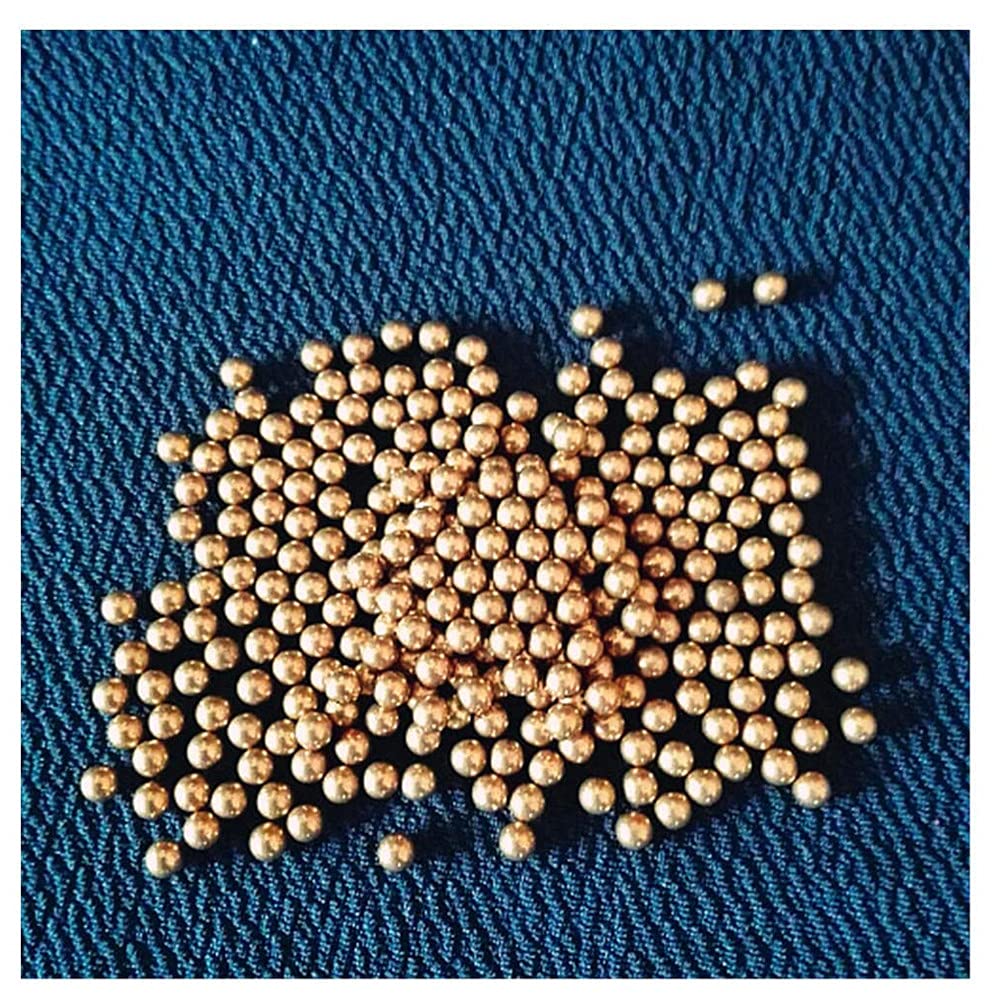 Kula miedziana z litego mosiądzu, kulka stalowa, kulka standardowa, mała kula ze stali z czystej miedzi 6 mm 2 3 4 5 7 8 mm - kula miedziana 8 mm