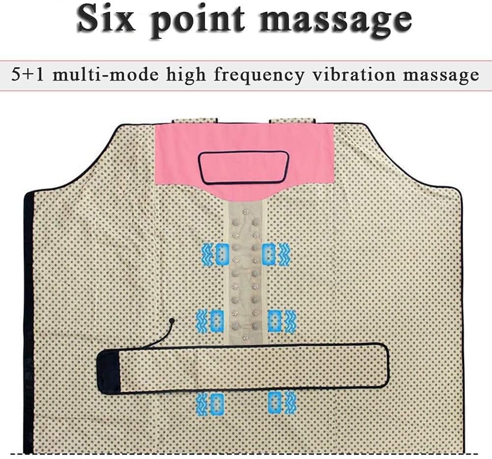 Manta de sauna de infrarrojos lejanos, manta de calefacción de sauna Oxford, pérdida de peso, moldeador de cuerpo, terapia de desintoxicación profesional, máquina de belleza