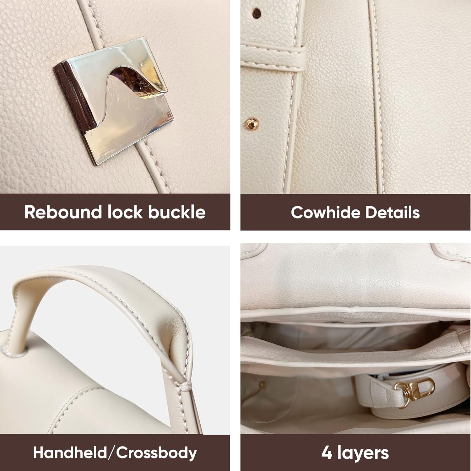 Luxury Handbags for Women Leather Satchel & Top-Handle Designer Bags - Image 3