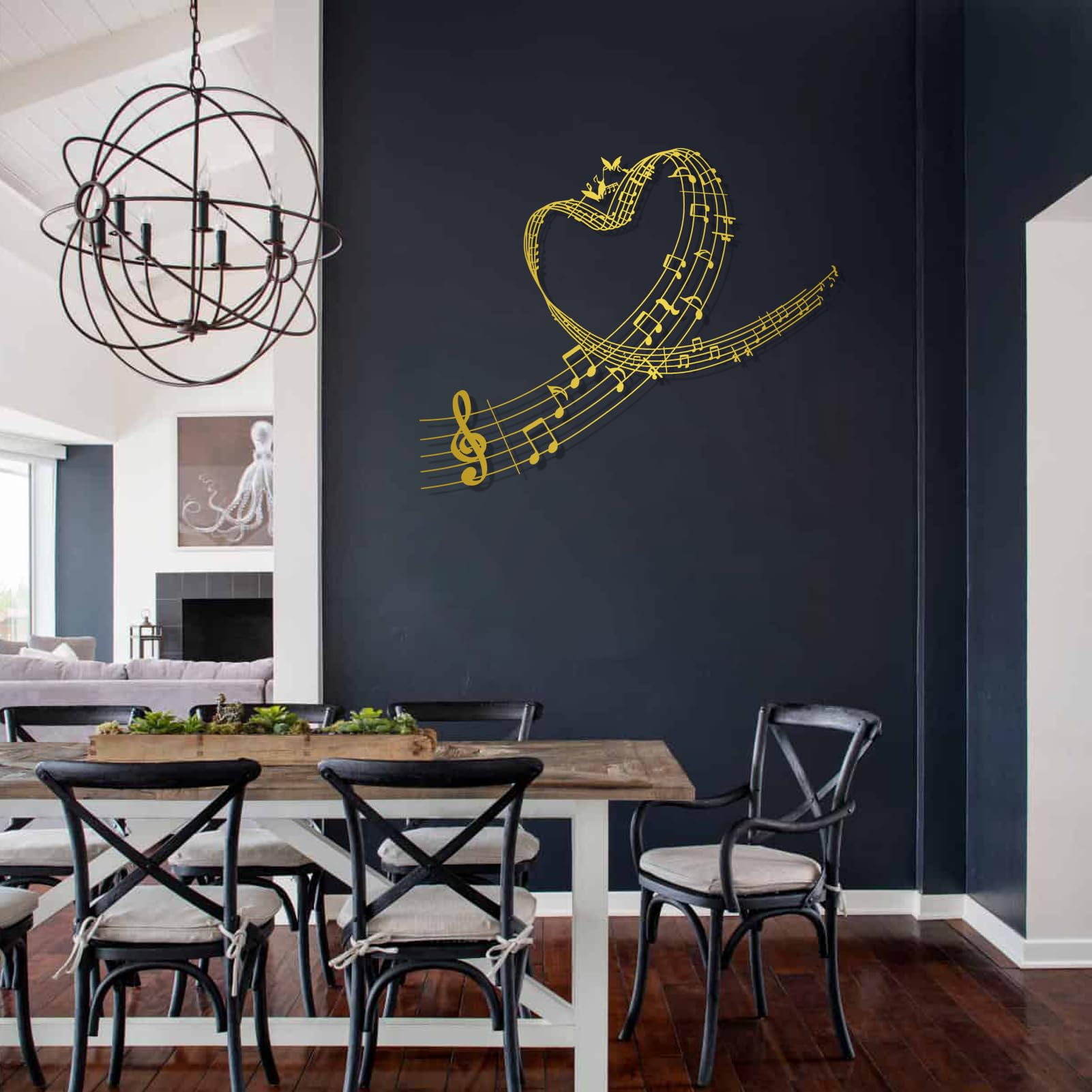 Musical Metal Wall Art, Metal Art Wall Decor Music, Music Notes Wall Art, Music Time, Metal Wall Decor,Music Lover Gift,Living Room Decoration (59