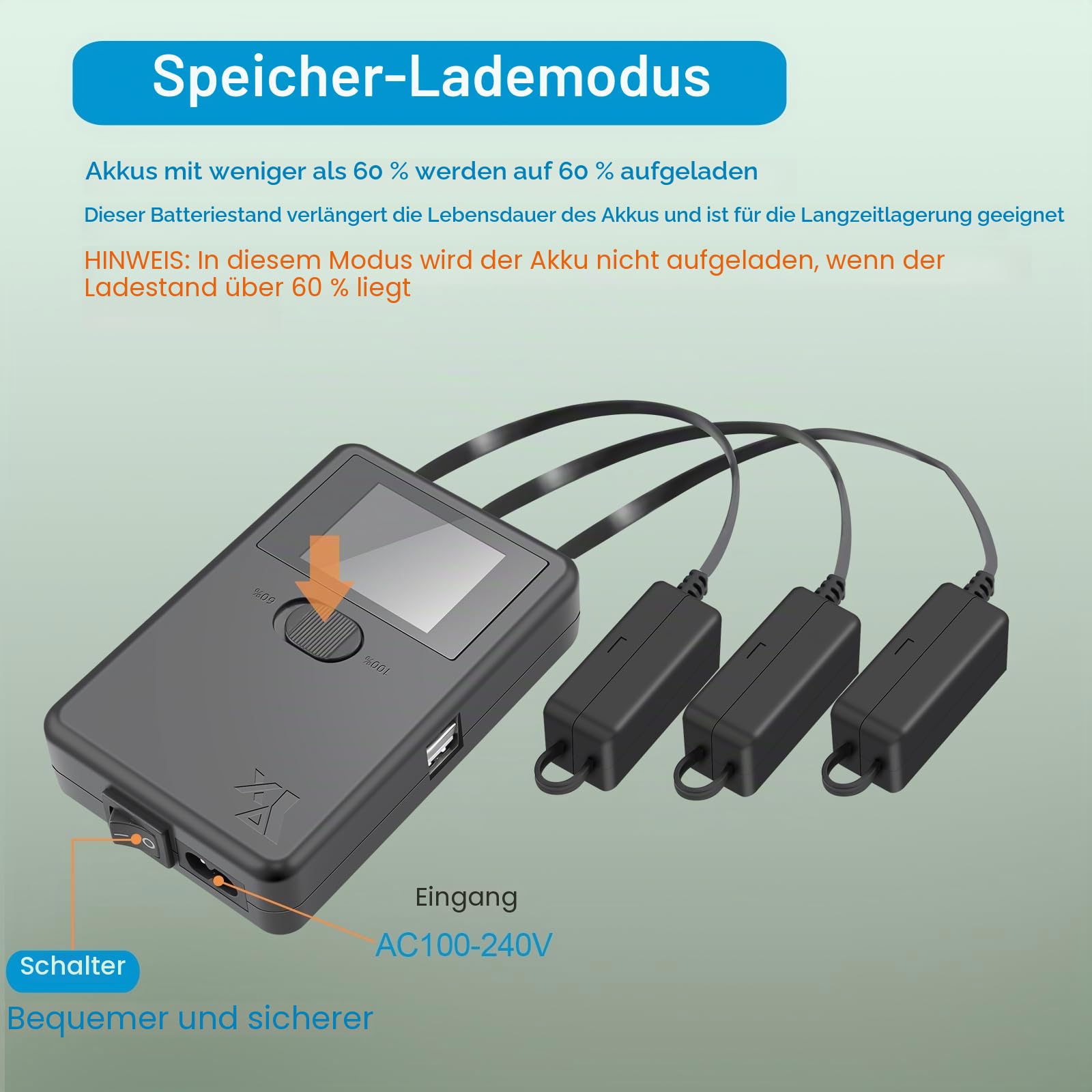 LCD Akku Ladegerät für DJI Mini 5 4 3 Pro,Parallel Charger Hub