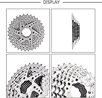 Vista 4 de Freewheel Set Acero 8 Velocidad 11 32T Cassette Reemplazo Accesorio para Bicicletas de Montaña