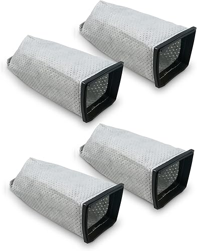 Paquete de 4 bolsas de tela HEPA de repuesto para Hoover Porta Power Swingette S1015 S1029 y CH30000 bolsas de limpieza reutilizables para