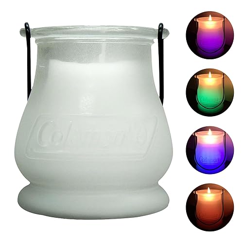 Coleman Color Changing LED Citronella Outdoor Scented Candle