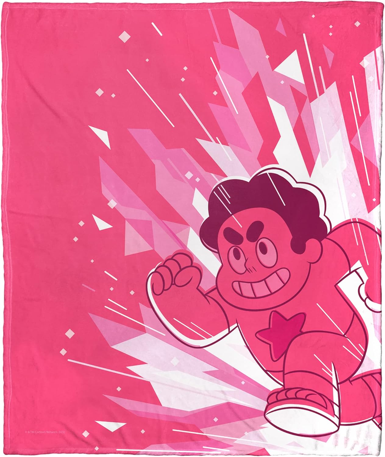 NORTHWEST Steven Universe Silk Touch Throw Blanket, 50" x 60", Steven Crystal Burst