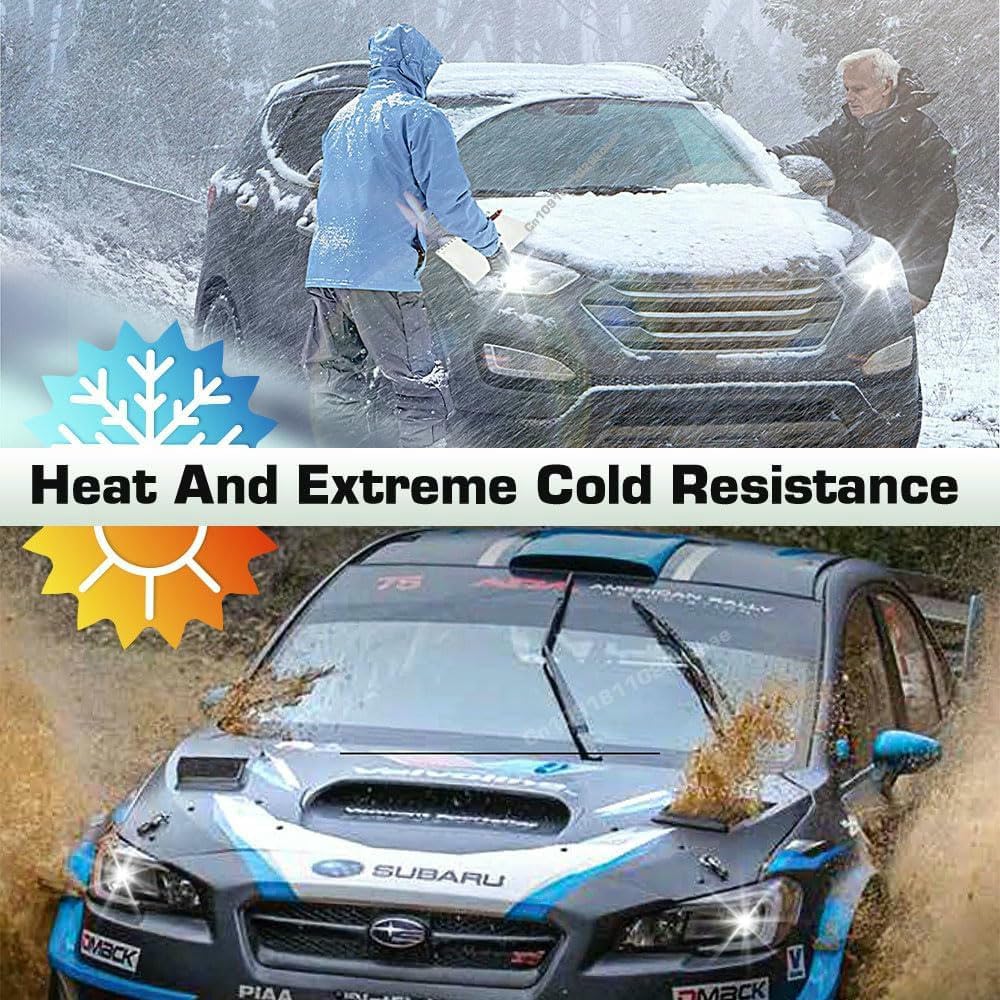 Pióro i ramię tylnej wycieraczki ZHUNDU, najwyższej jakości OEM pasujące na każdą pogodę do Subaru Impreza Wagon Wrx Sti 2002-2007, bagnet z naturalnej gumy, odpowiednie do oryginalnego wyposażenia