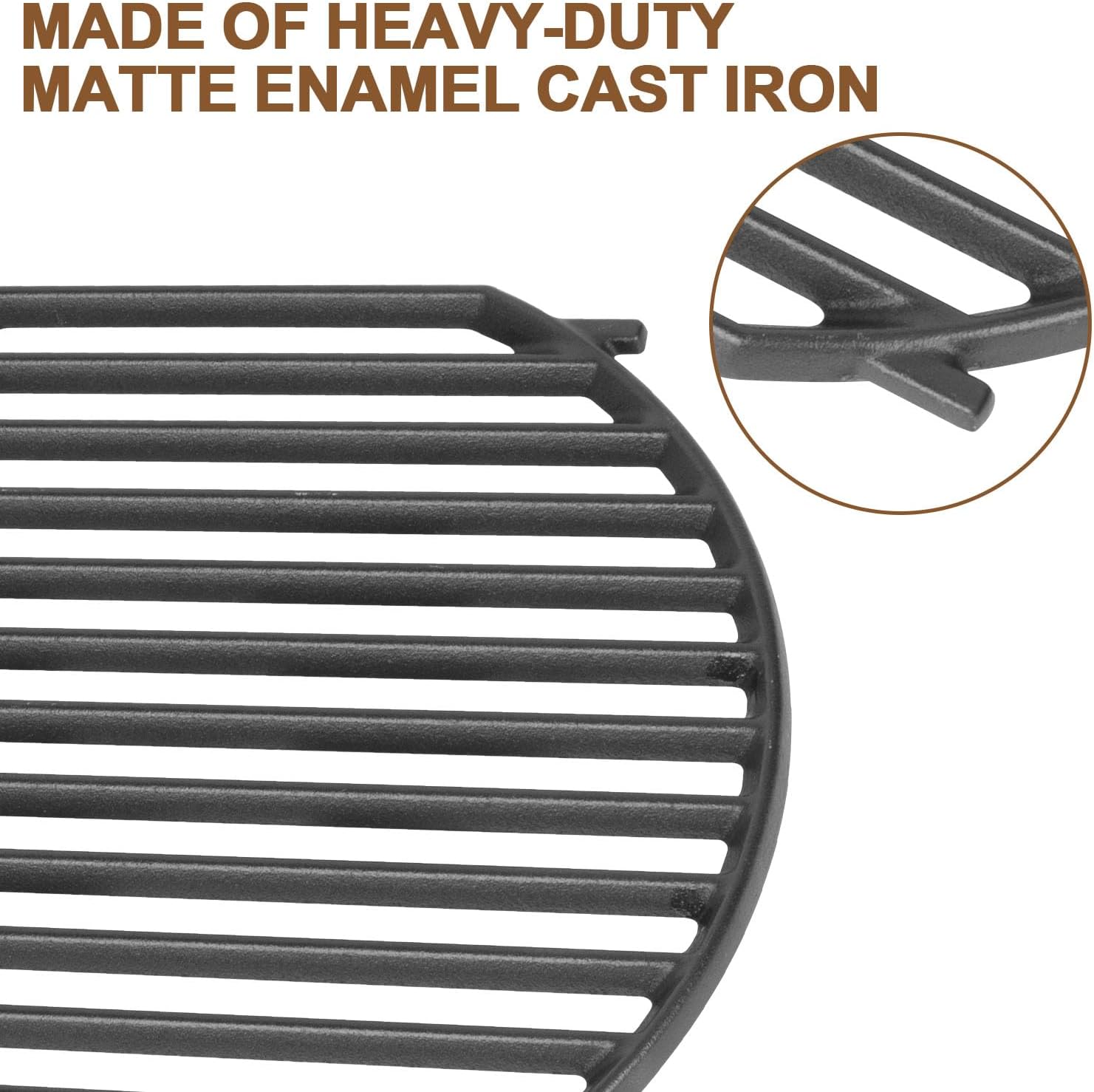 64830 Grill Grate for Weber Gourmet BBQ System Sear Grate,Cast Iron Cooking Grid for Spirit GS4 I/II 200/300 SER,Weber Genesis II E-310,II LX S-440,Cast Iron Gourmet BBQ System Accessory