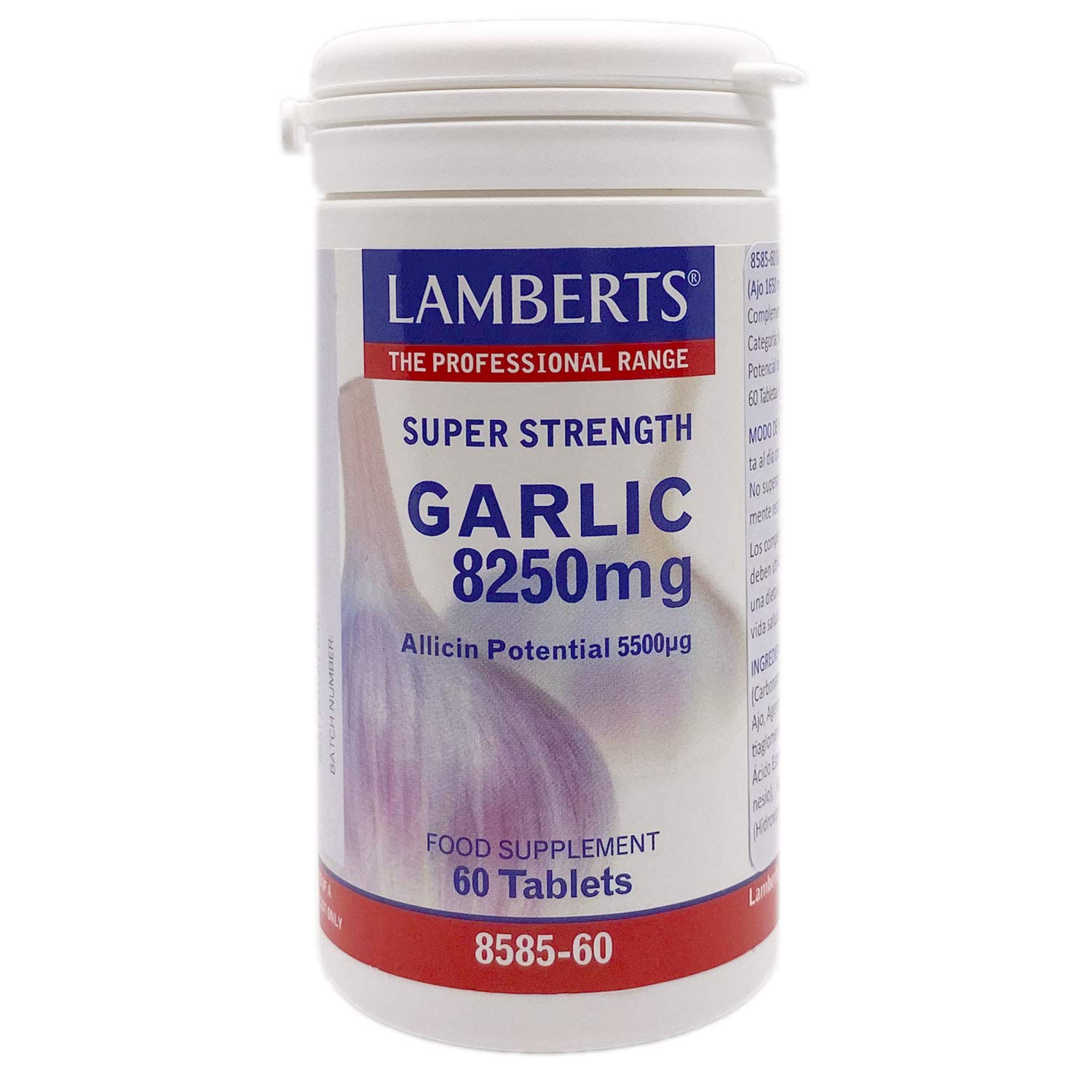 LambertsGarlic 8250mg 60 Tablets