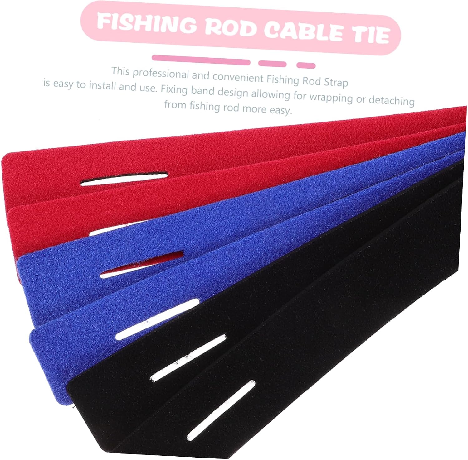 BESPORTBLE Fishing Rod Tie Fishing Poles Rod Strap Rod Fixing Holder Rod Fixing Strap Fishing Rod Shoulder Strap