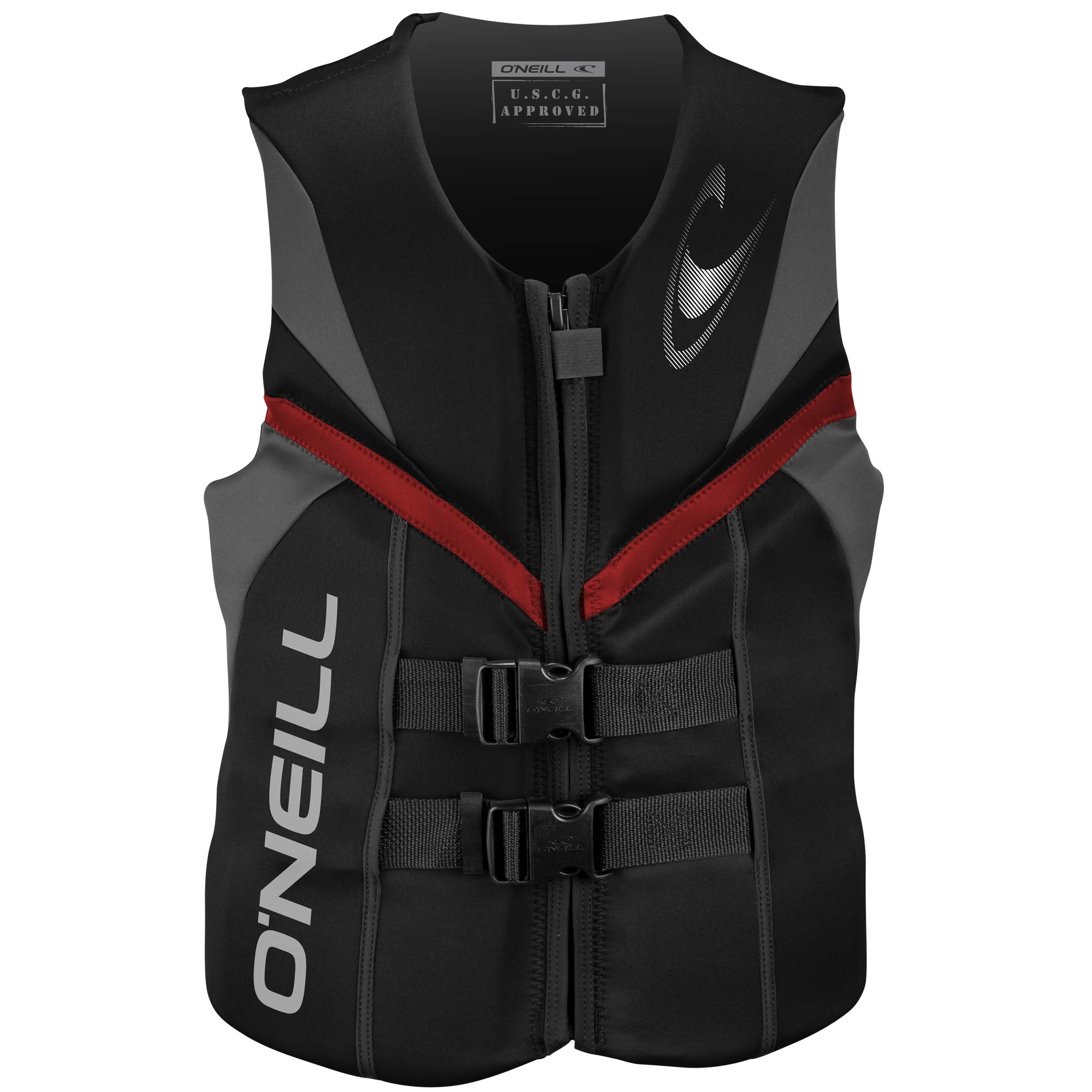 O'Neill Men's Reactor USCG Life Vest Reactor Uscg Life Vest - Graph&frasl;red&frasl;blk | O\u0027Neill