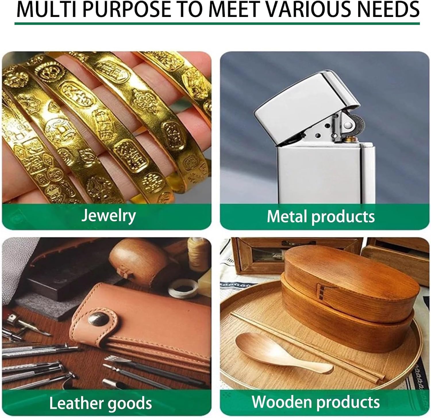 Customized Metal Stamping Design Stamp Tool, Mountain Patterns, Used for Leather, Metal, Paper, Wood (Pattern 1)