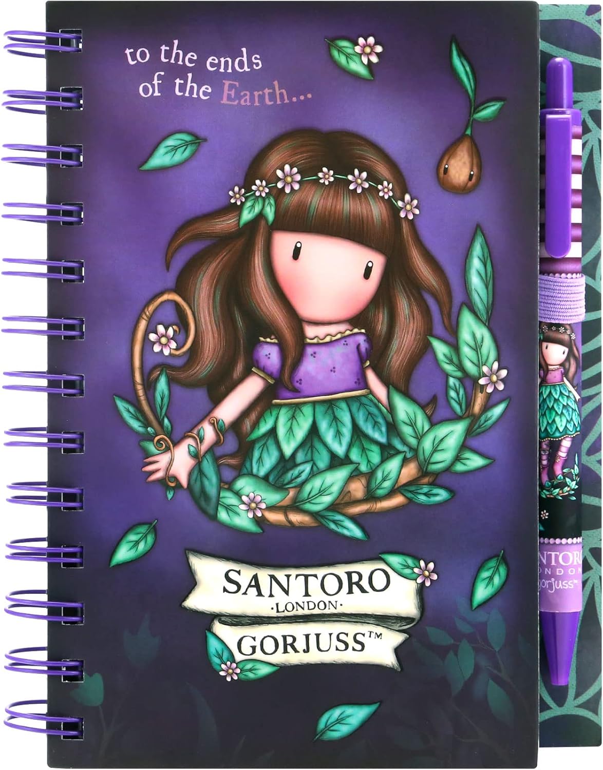 Santoro Gorjuss Plan and Organise Book with Pen to The Ends of The