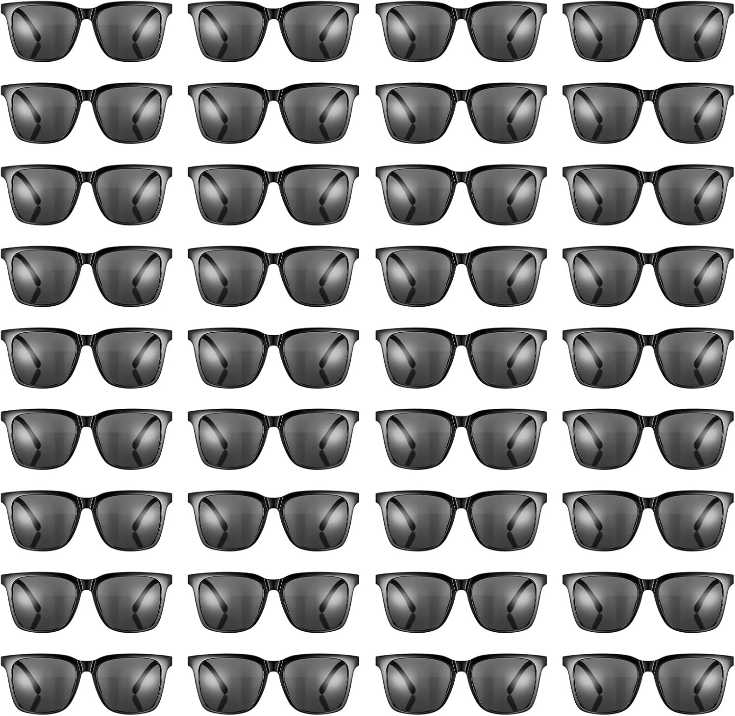 Umigy 36 Pcs Sunglasses Bulk Retro Plastic Sunglasses Vintage Party Favors for Women Men Wedding Cosplay
