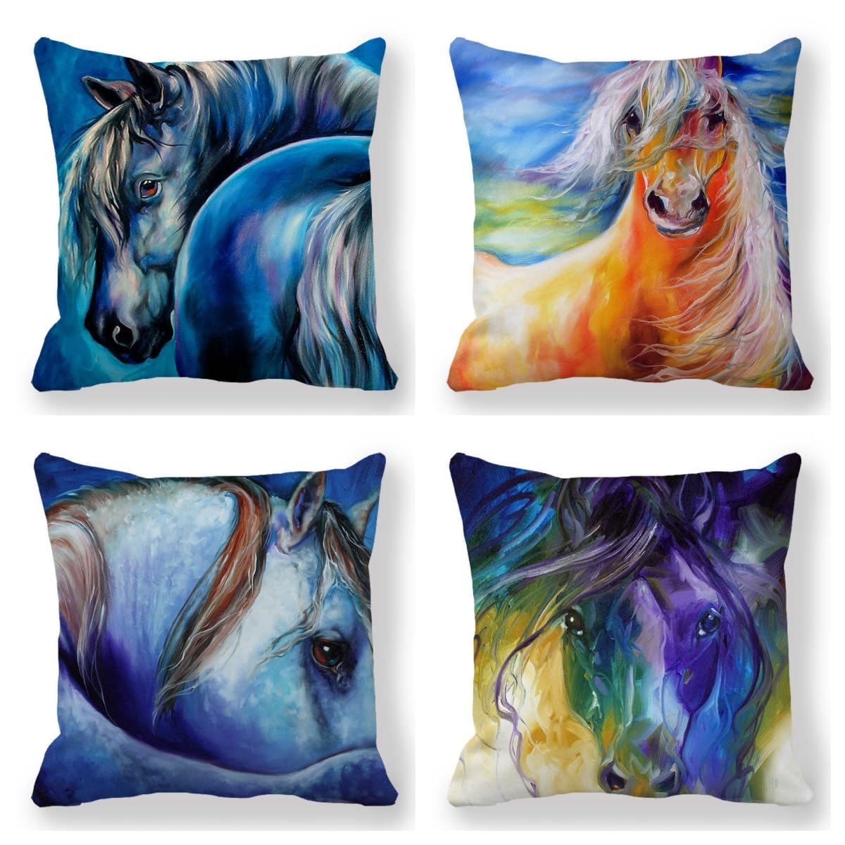 Housses de coussin 45x45 lavables et durables pour canapé intérieur salon et extérieur