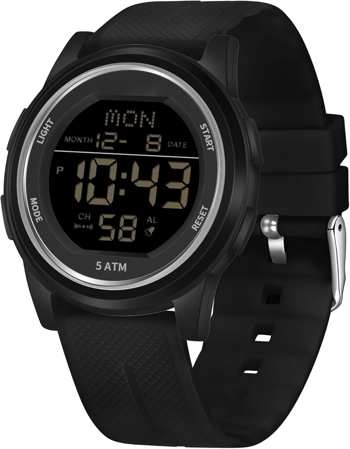 Forrader Orologi da uomo, orologi digitali per uomini, cronografo
