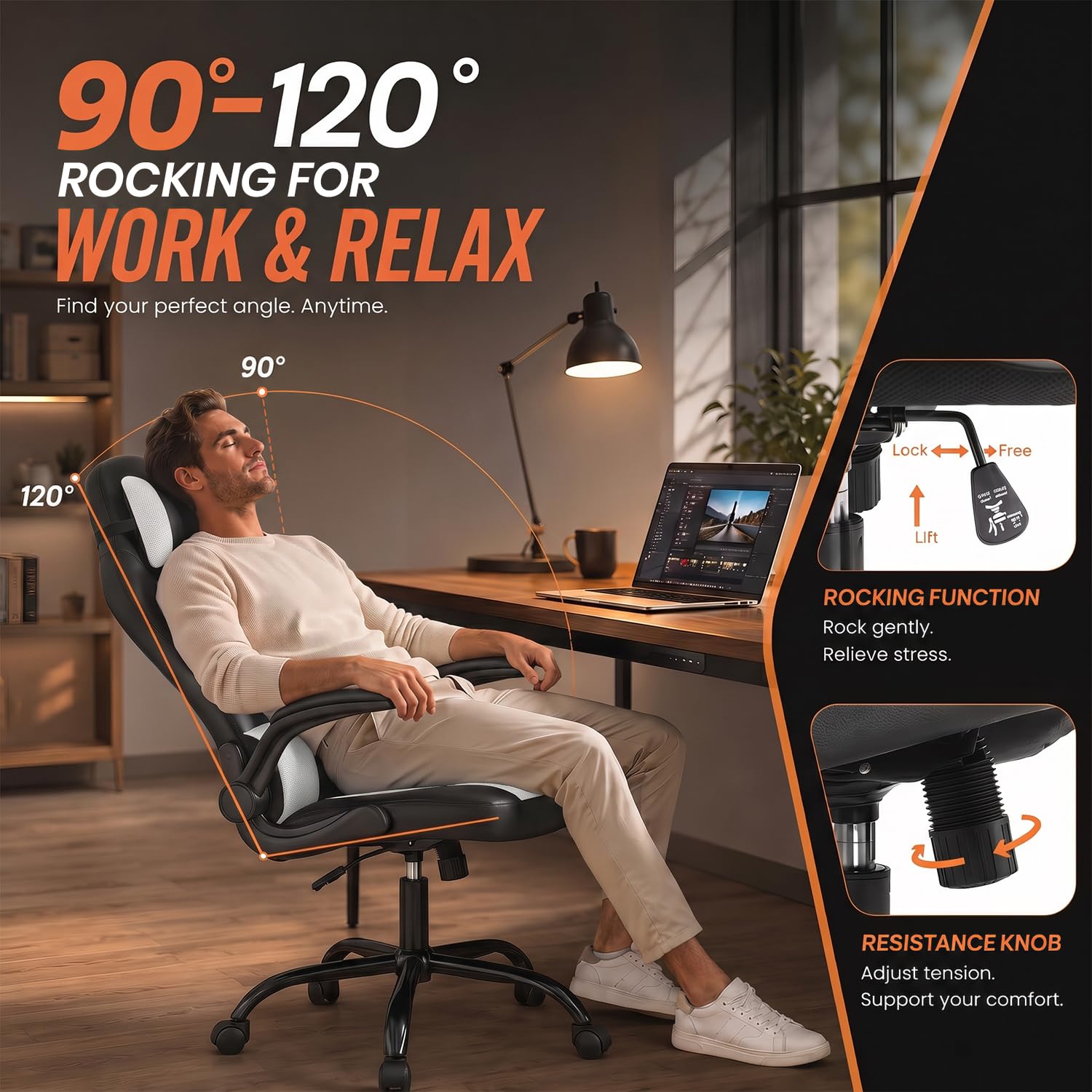 Amazon.com: FDW Gaming Chair for Adults, Home Office Computer Desk