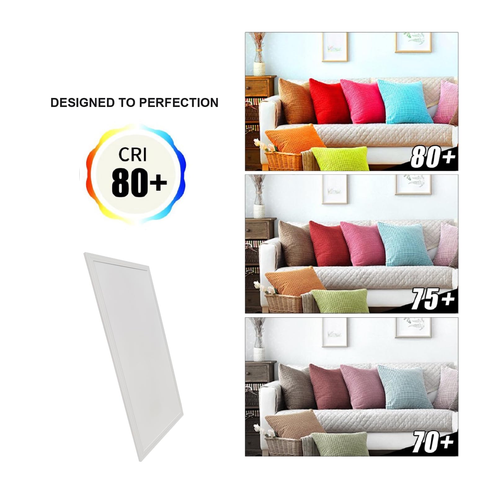 LED ATOMANT 4x Panel LED Empotrable 60x30cm 36W Color Luz Fria 4000lm | Color Blanco Frio 6500K, Driver incluido