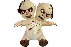 Frightening Two-Headed Baby Demon Halloween Decoration