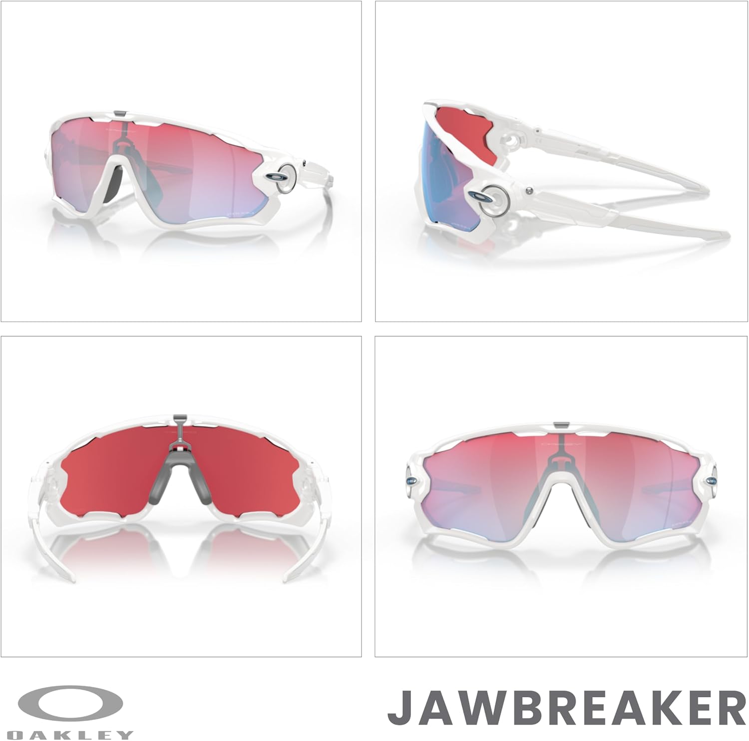 OAKLEY Jawbreaker OO9290 31MM Rectangular Sunglasses for Men + BUNDLE Leash + BUNDLE Designer iWear Eyewear Kit - Image 3
