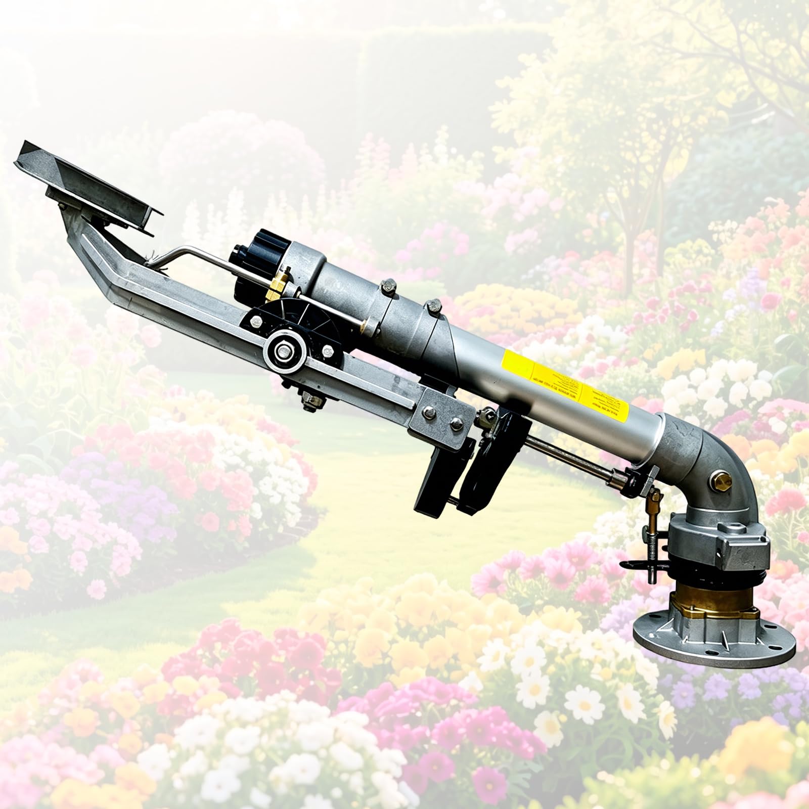 Irrigatore per irrigazione agricola a 360°, sistema di irrigazione rotante per una crescita ottimale delle colture in agricoltura, silvicoltura e uso industriale
