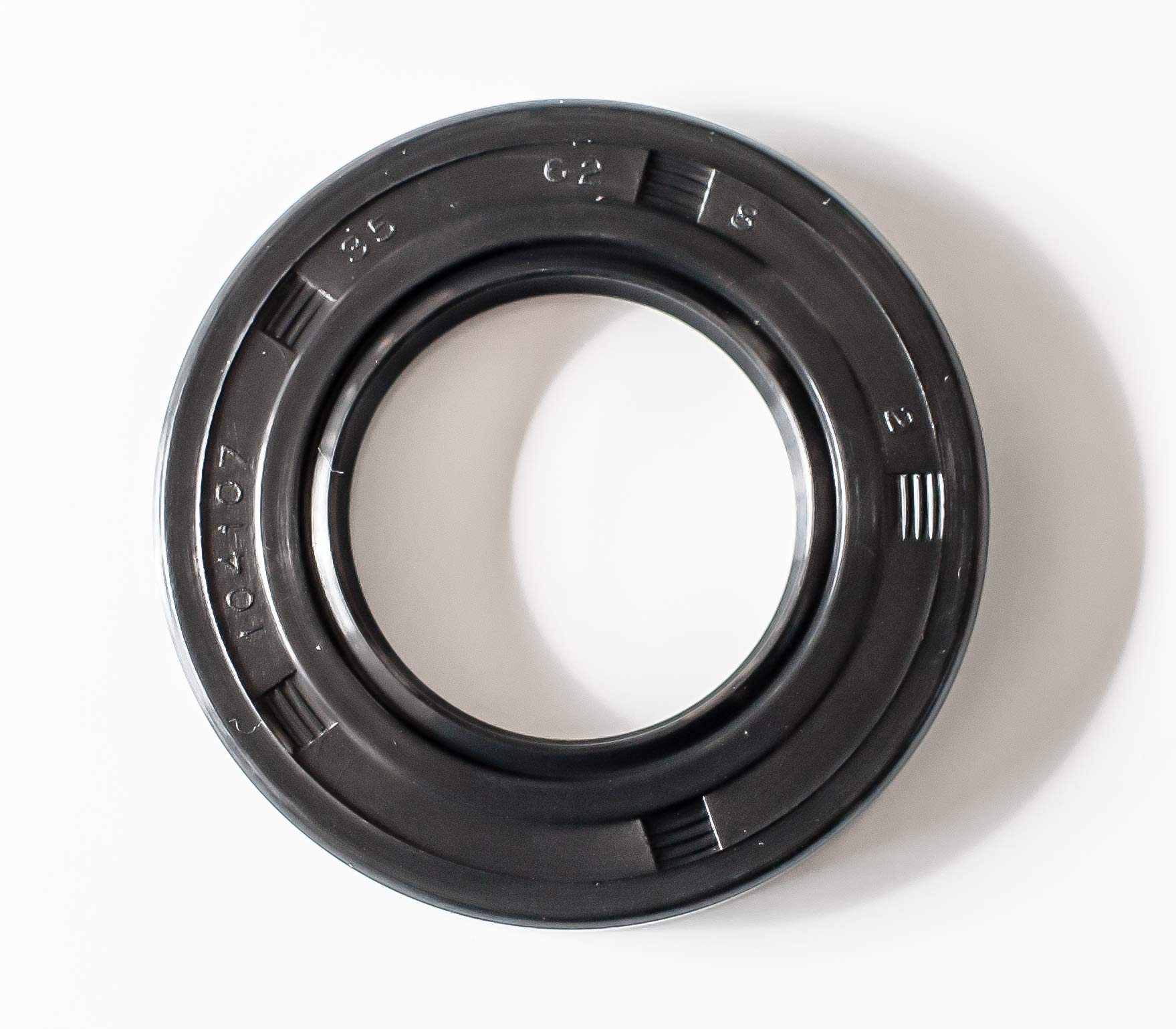 EAI Oil Seal 35mm X 62mm X 8mm TC Double Lip w/Spring. Metal Case w/Nitrile Rubber Coating